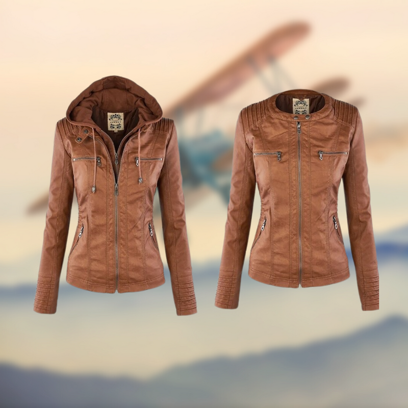 Ambre™ – La chaqueta de cuero vegano