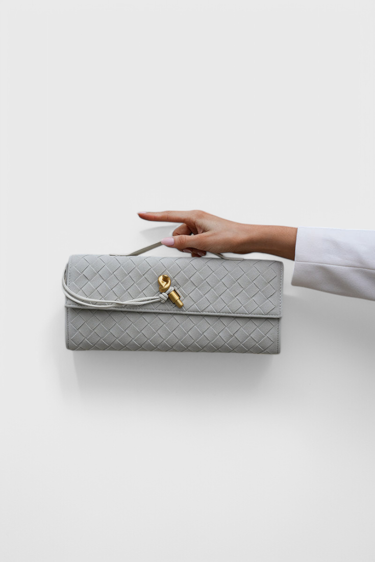 Elegante Bolso de Hombro Clásico en Ante por Melanie