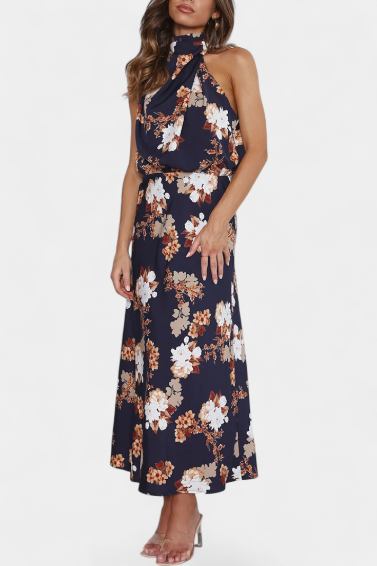 Lisa | Maxi Floral Halter
