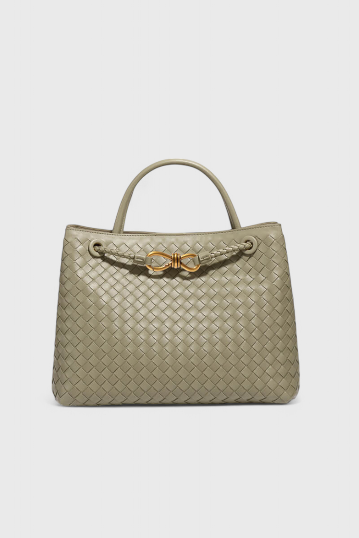 Elegante Bolsa Diaria de Tejido Índigo para un Estilo Único