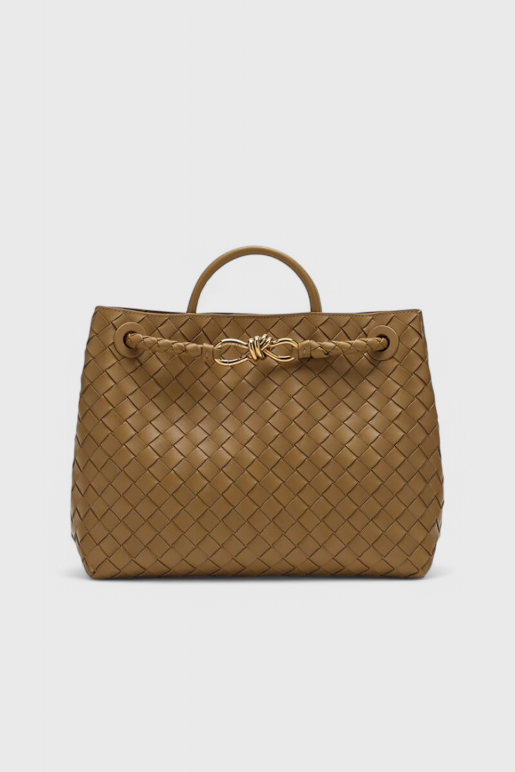 Elegante Bolsa Diaria de Tejido Índigo para un Estilo Único