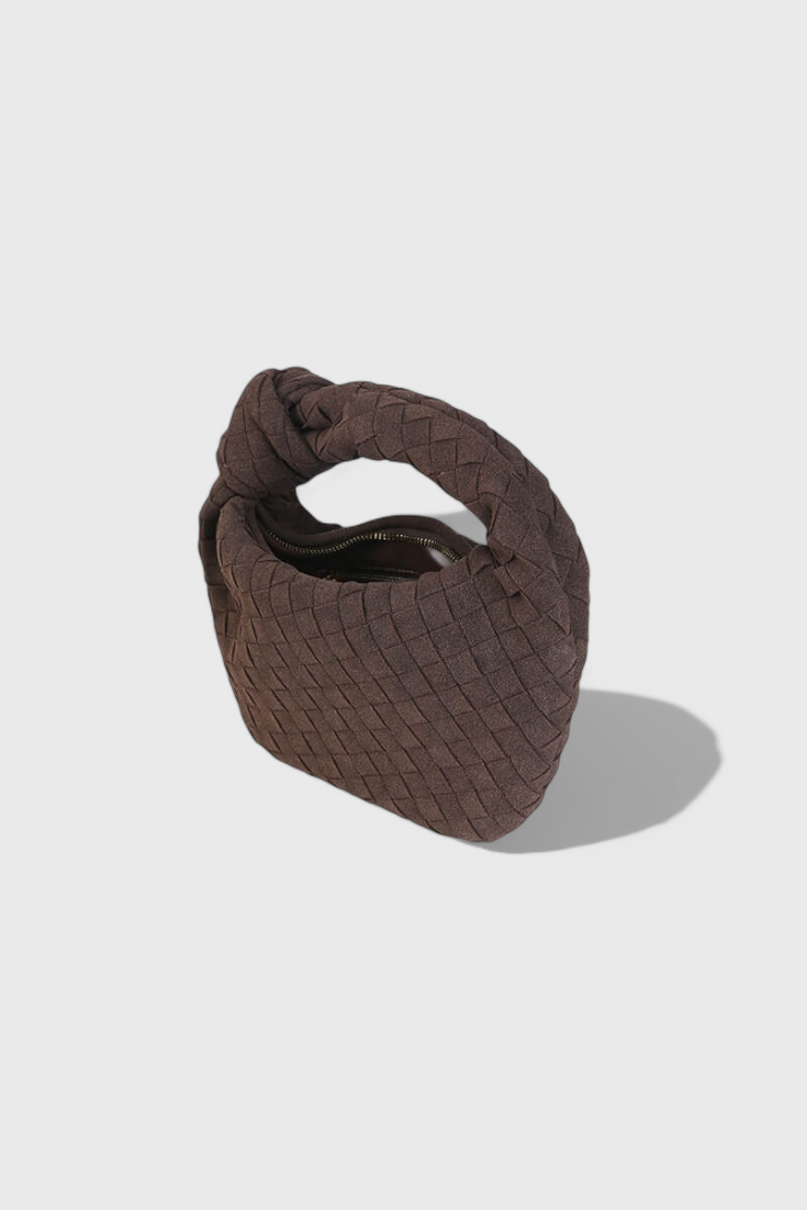 Bolso Remi Mini Woven con Elegante Detalle de Nudo