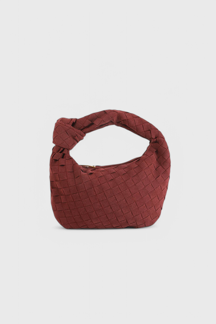 Bolso Remi Mini Woven con Elegante Detalle de Nudo