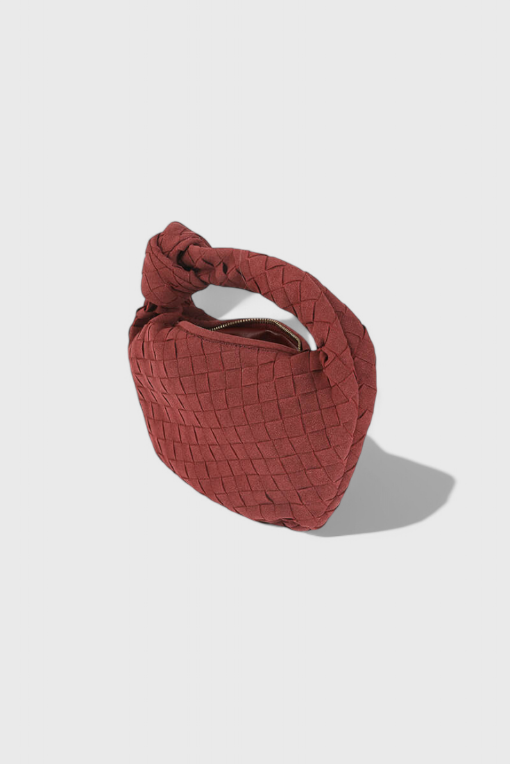 Bolso Remi Mini Woven con Elegante Detalle de Nudo