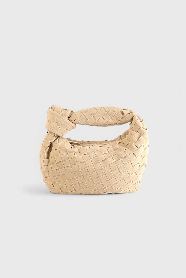 Bolso Remi Mini Woven con Elegante Detalle de Nudo