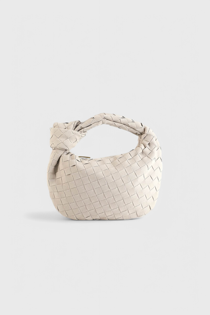 Bolso Remi Mini Woven con Elegante Detalle de Nudo