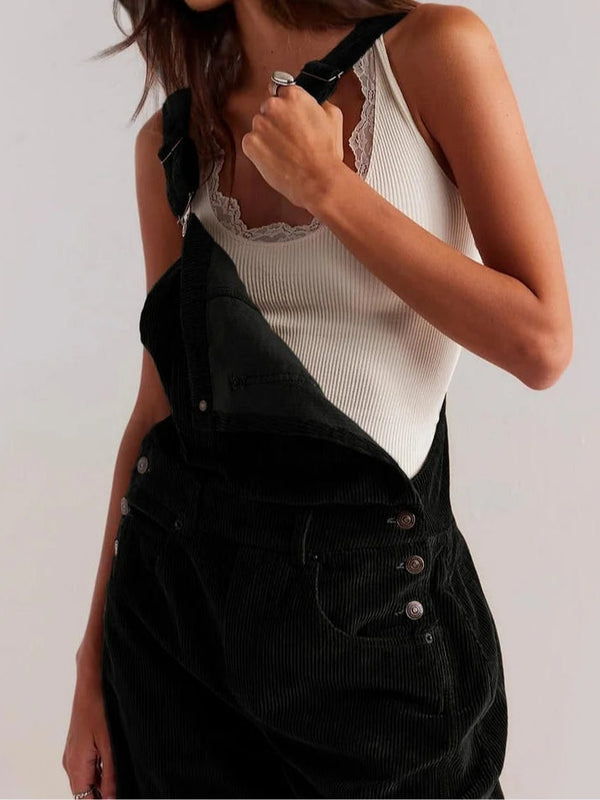 Vintage Corduroy Workwear Jumpsuit