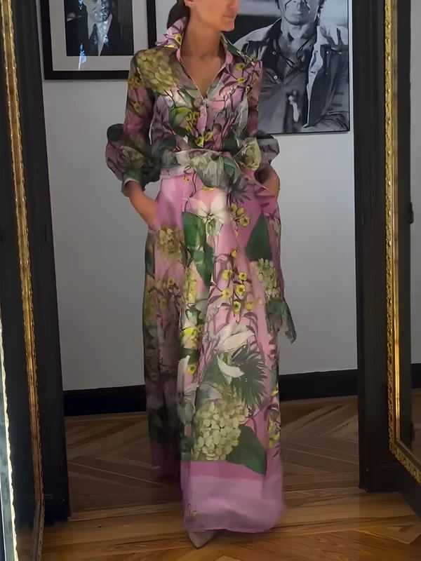 Fashionable and elegant printed skirt